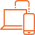 orange computer icon